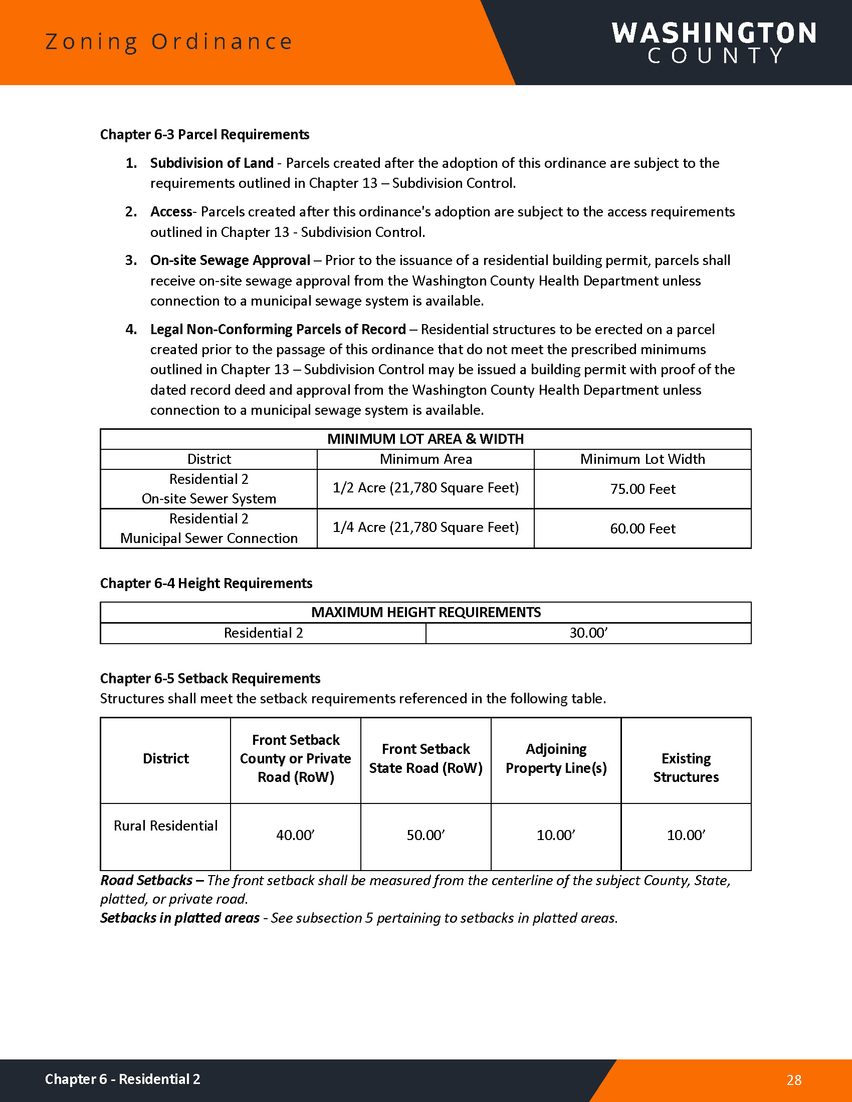 Washington County Zoning Ordinance1 12 25 Page 033